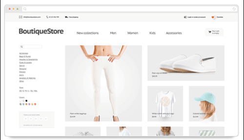 Animation showing margins, columns, and white space on a layout