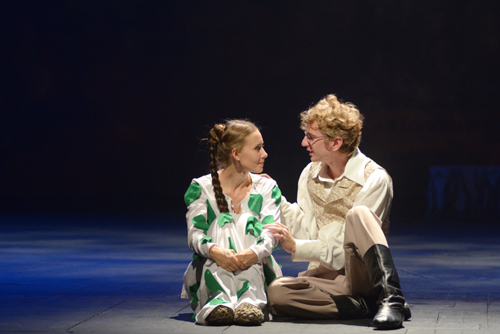 Characters acting in a play. Use enter key to open full-screen view.