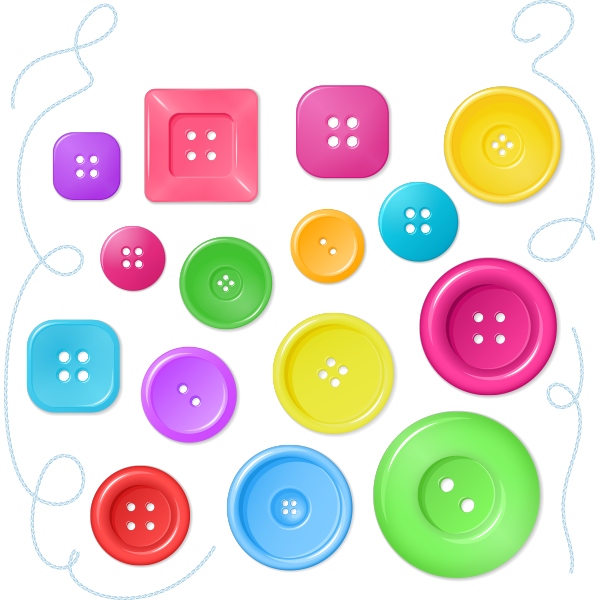 assortment of buttons