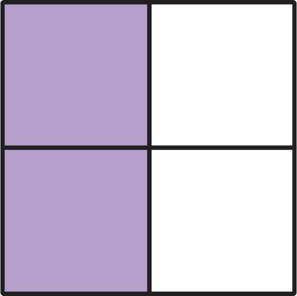 Square with 2/4 filled in.