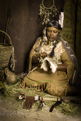 Native American woman