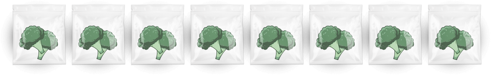 8 bags of 2 broccoli heads