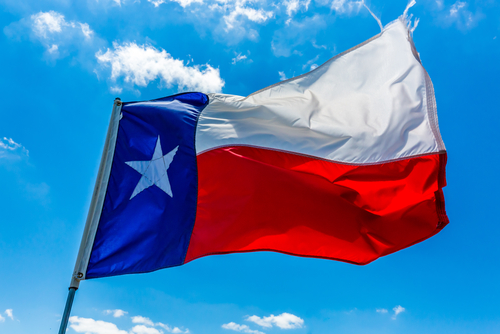 Lone Star Flag of the State of Texas, USA
