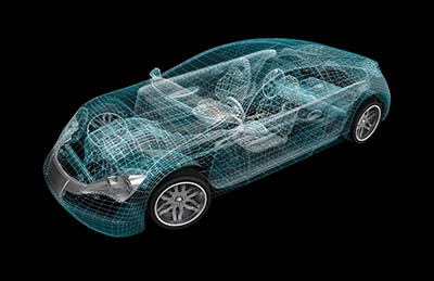 car wireframe