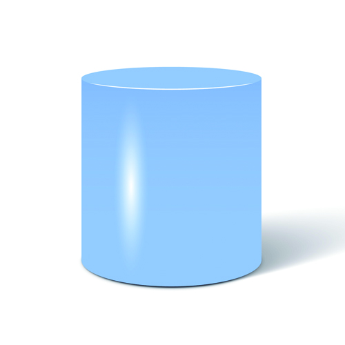 a three-dimensional shape that has two circular ends and parallel sides