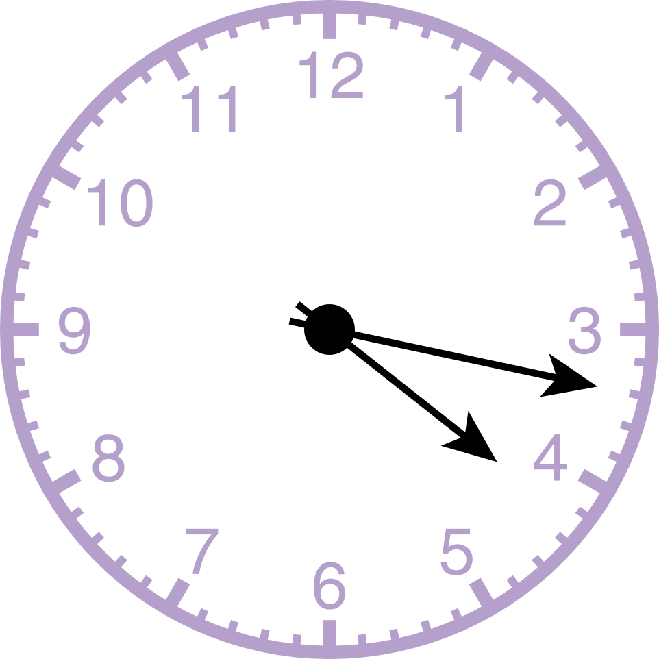 analog clock displaying 4:17