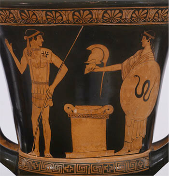 Fig 3.2. Altamura Painter, Red-figure Kalyx (c. 470-460 BCE).