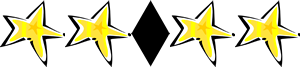 yellow star, yellow star, blue diamon, yellow star, yellow star