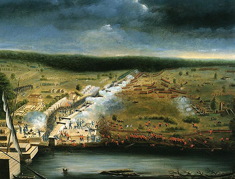 The Battle of New Orleans at Chalmette, 1815