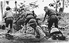 Biafran soldiers defending the city of Aba