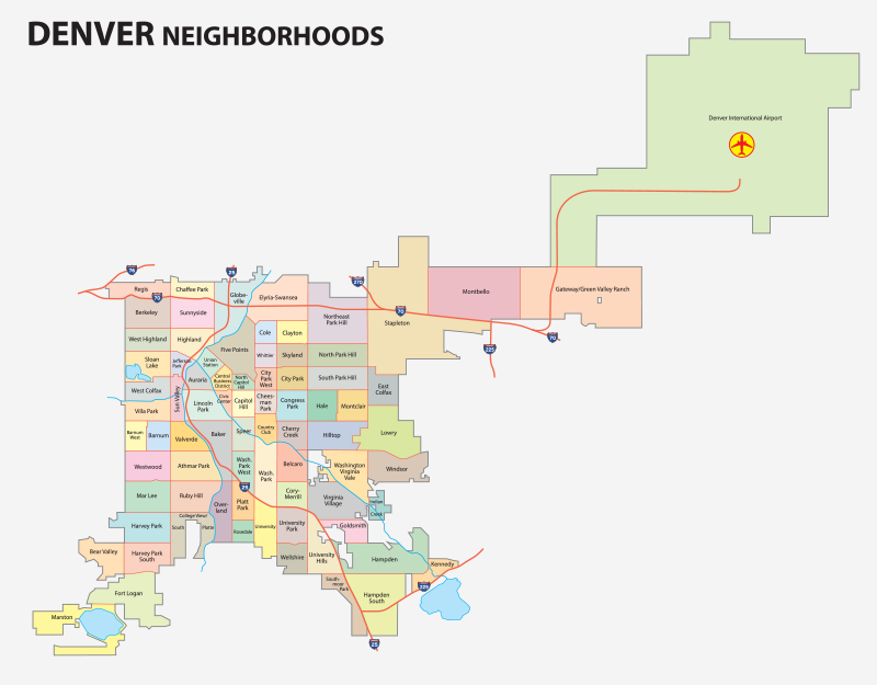denver neighborhood map