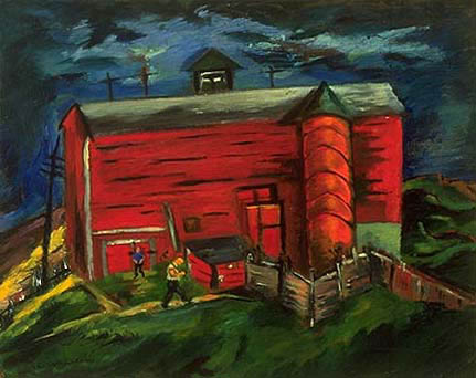 "The Red Barn" by Lucille Wallenrod