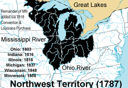 Northwest Territory map