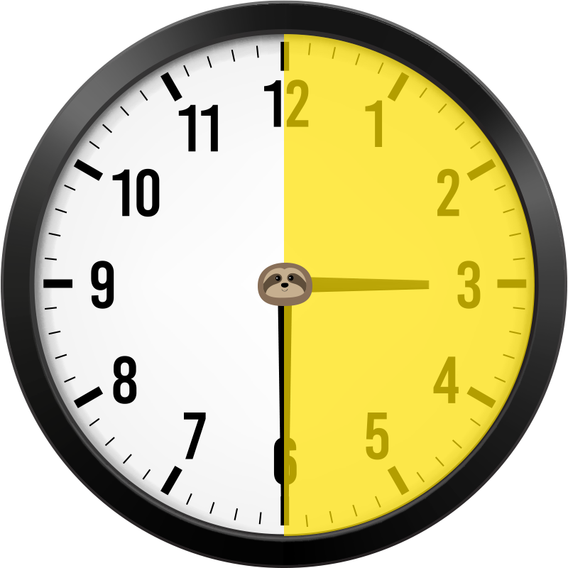 clock set to 3:30 with 30 minutes highlighted