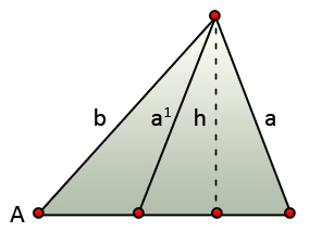 two triangles formed