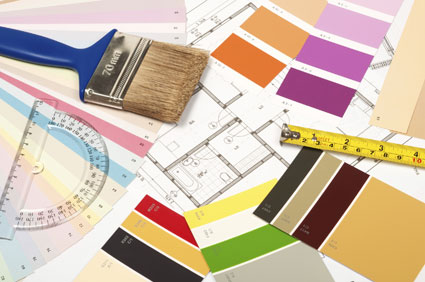 painting and measuring supplies