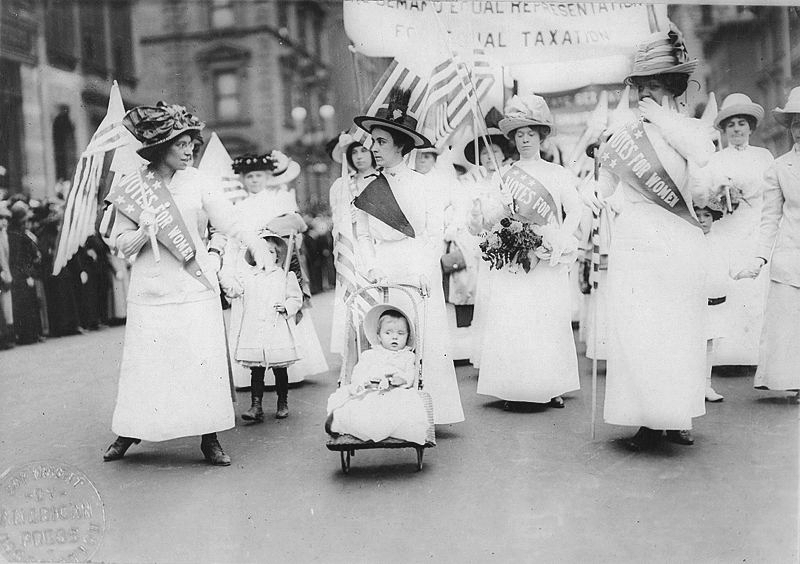 NYC Suffrage Parade in 1912