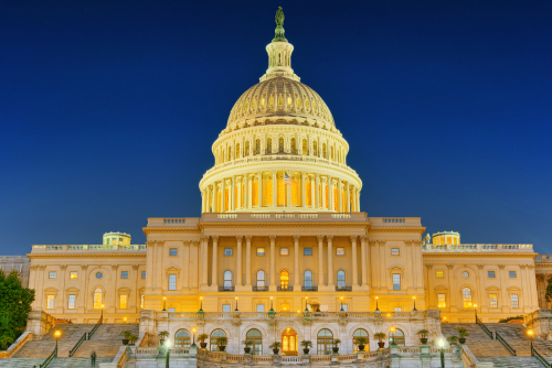 The United States Capitol Building, home of the U.S. Congress, the legislative branch of the U.S. federal government