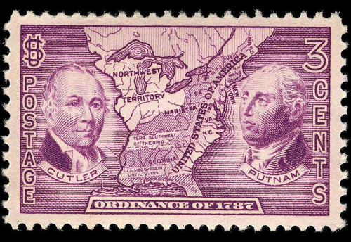 US Postage Stamp: Ordinance of 1787, Issue of 1937