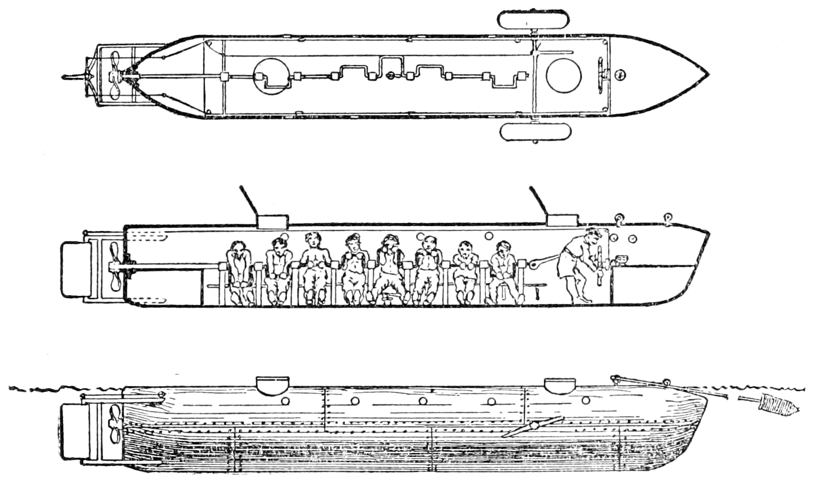 Civil War submarine