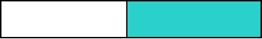 A rectangle divided into two parts with one part shaded.