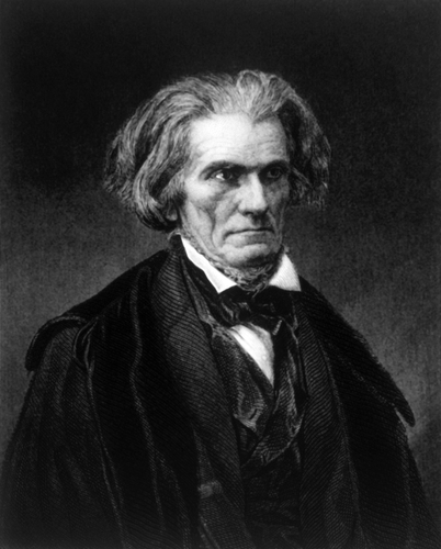 A portrait of John C. Calhoun