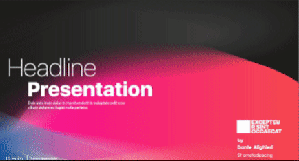 Animation showing different designs with grid overlay