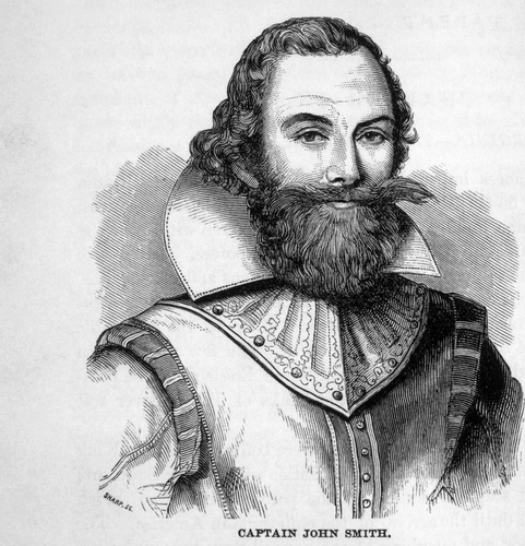 Photograph shows Captain John Smith (ca. 1580-1631)