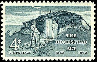 The stamp that used one of Fred Hultstrand's photographs as a basis for the art.