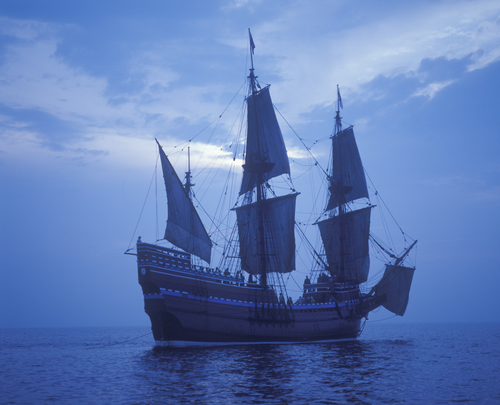 1620 Mayflower II replica Pilgrims used to Sail to New World
