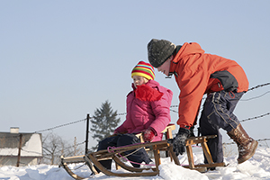 sledding