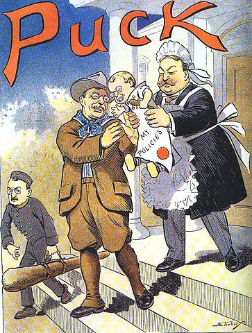 1909 cartoon from Puck magazine