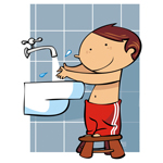 wash