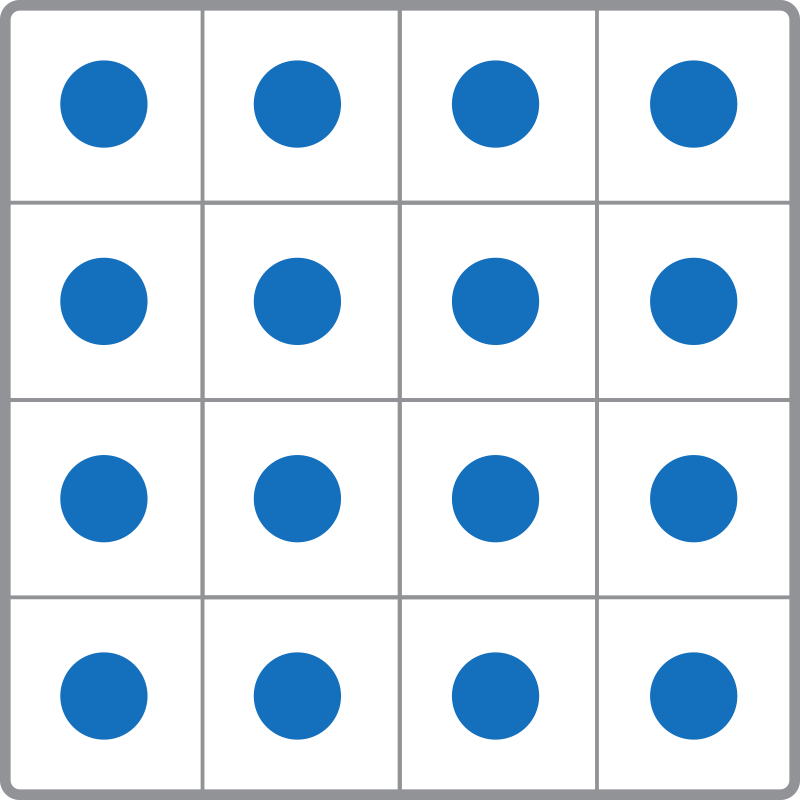 array of four by four