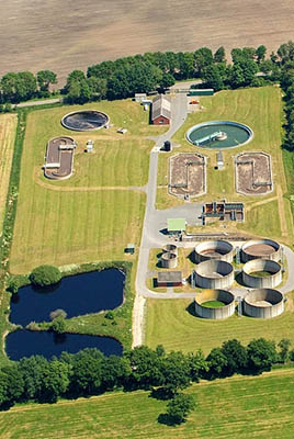 waste water treatment plant