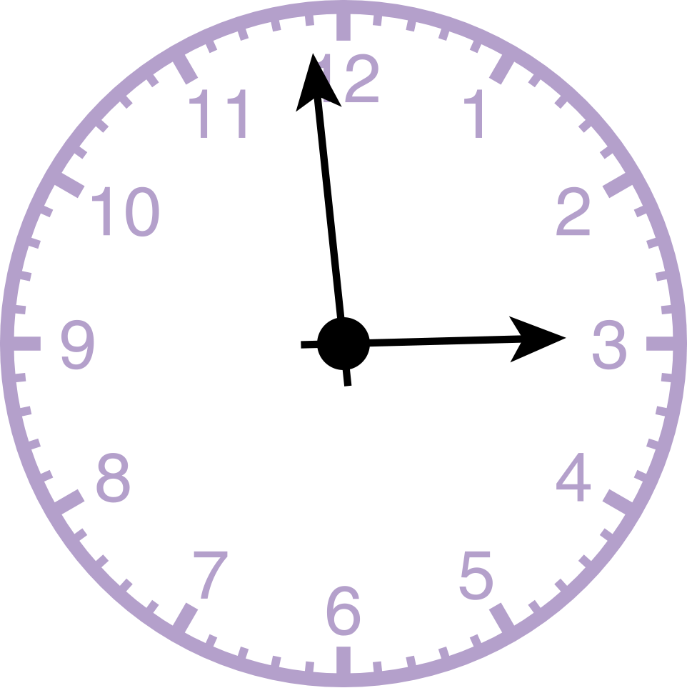 analog clock displaying 2:59