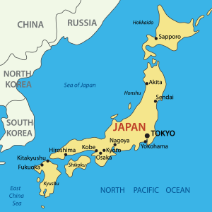 map of Japan