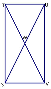 Rectangle STUV