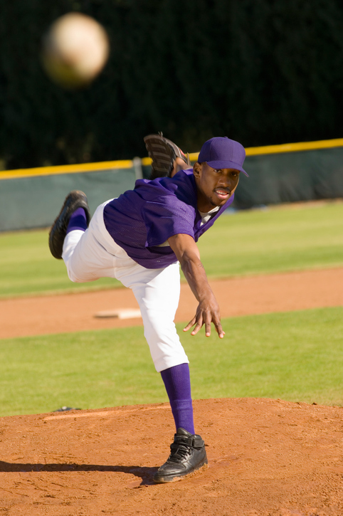 pitcher throwing the ball