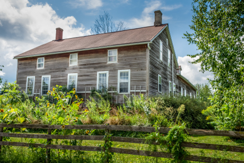Historic homes located in Amana Colonies in Iowa.