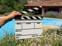 Scene clapperboard