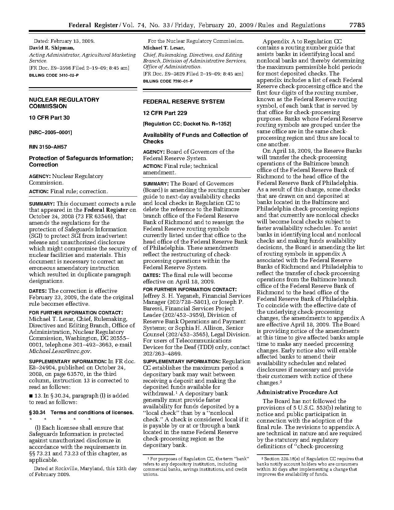 FEDERAL REGISTER AGENCIES visual data 7