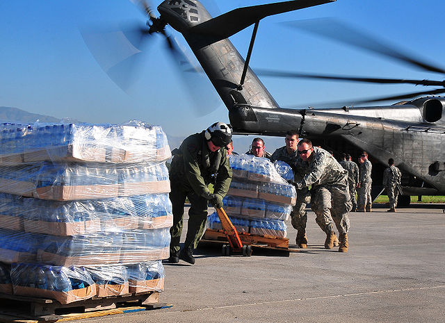 Haiti earthquake relief efforts by the US Army