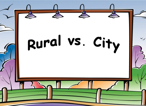 rural vs city