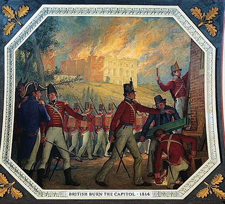 British Burn the Capitol, 1814