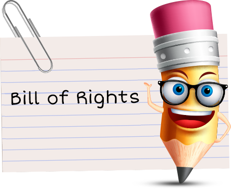 A vector illustration of an index card held by a paper clip casting a soft shadow. Good blank stationary element. Character pencil.