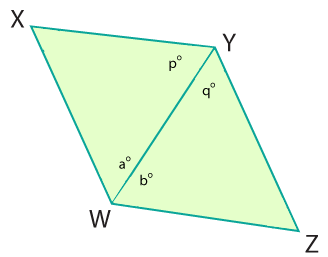 parallelogram with diagonal