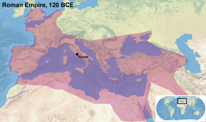 Roman Empire 120 BCE