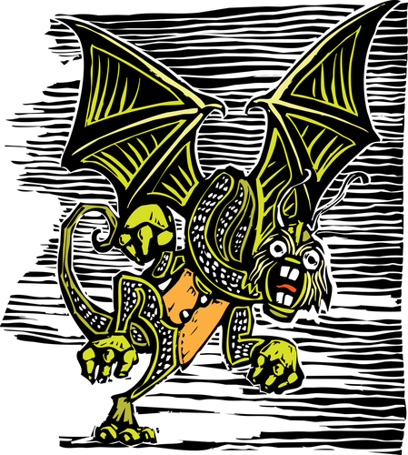 Jabberwocky from from Lewis Carroll's Alice in Wonderland.