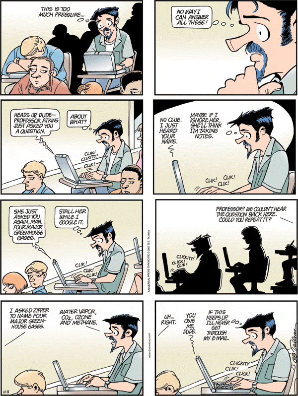 Doonesbury comic strip